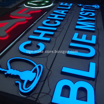 Custom LED Lighted Sign for Store Fronts